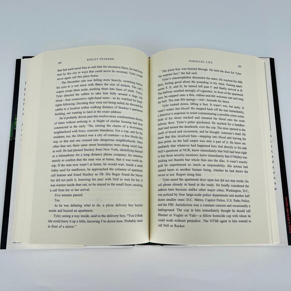 Parallel Lies, a hardcover novel / book by Ridley Pearson - Good Used Condition - Picture 9 of 12